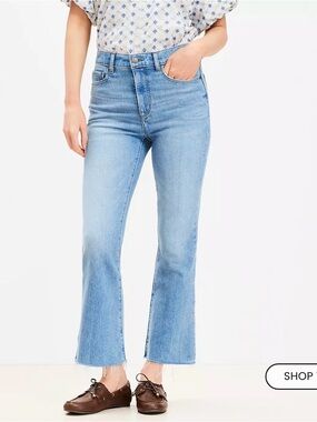 Loft Kick Crop Jeans